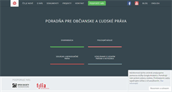Desktop Screenshot of poradna-prava.sk