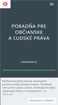 Mobile Screenshot of poradna-prava.sk